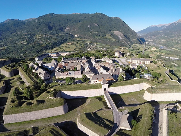 Le Mont-Dauphin : vue du ciel