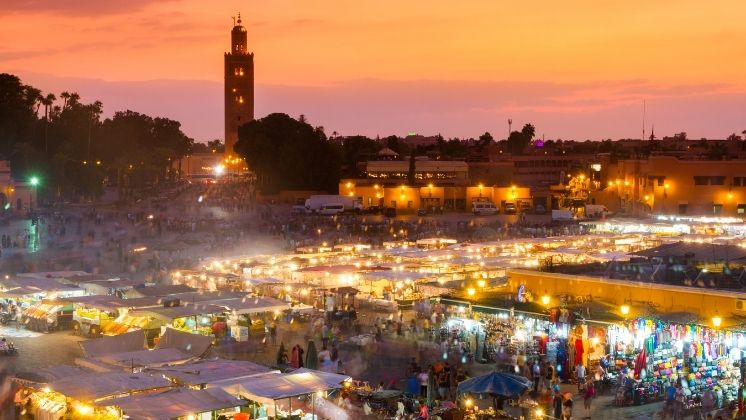 Marrakech - Place Jemaa El Fnaa