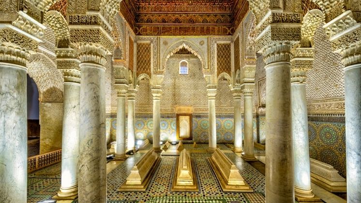 Marrakech - tombeau saadien