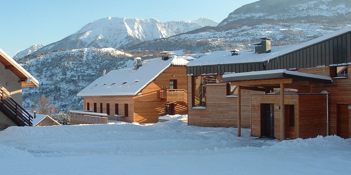 Photo du Domaine de Val Ubaye sous la neige